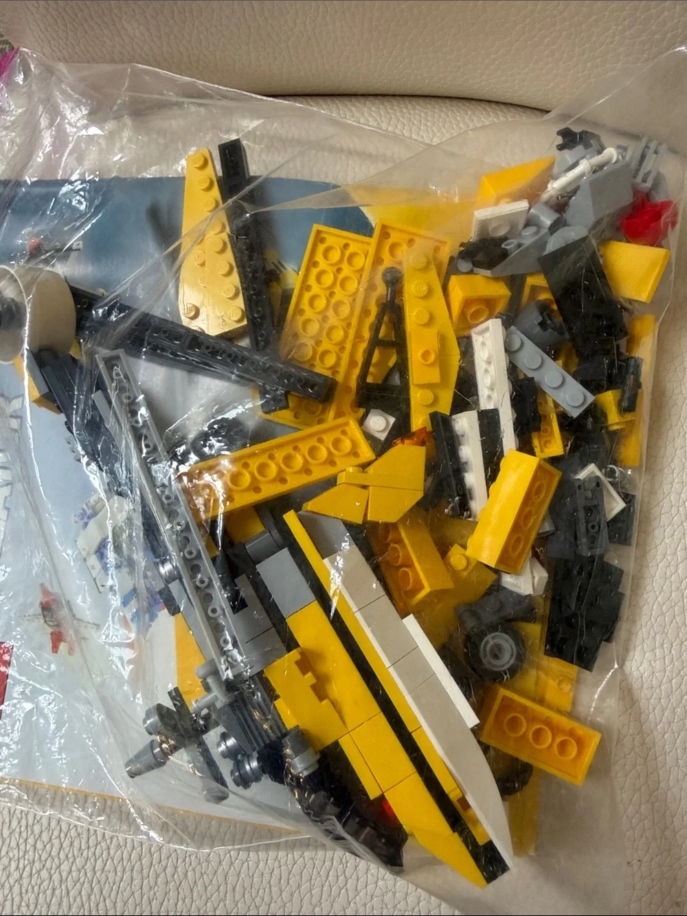 Lego Creator Yellow and Black Airplane & Helicopter Models (6745) EUC